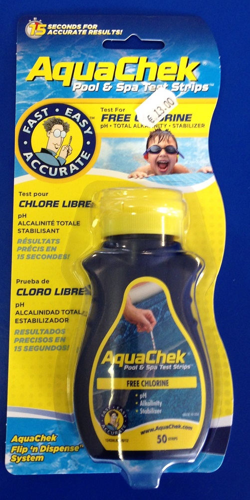 Bandelettes test Chlore AQUACHEK JAUNE / 327950300